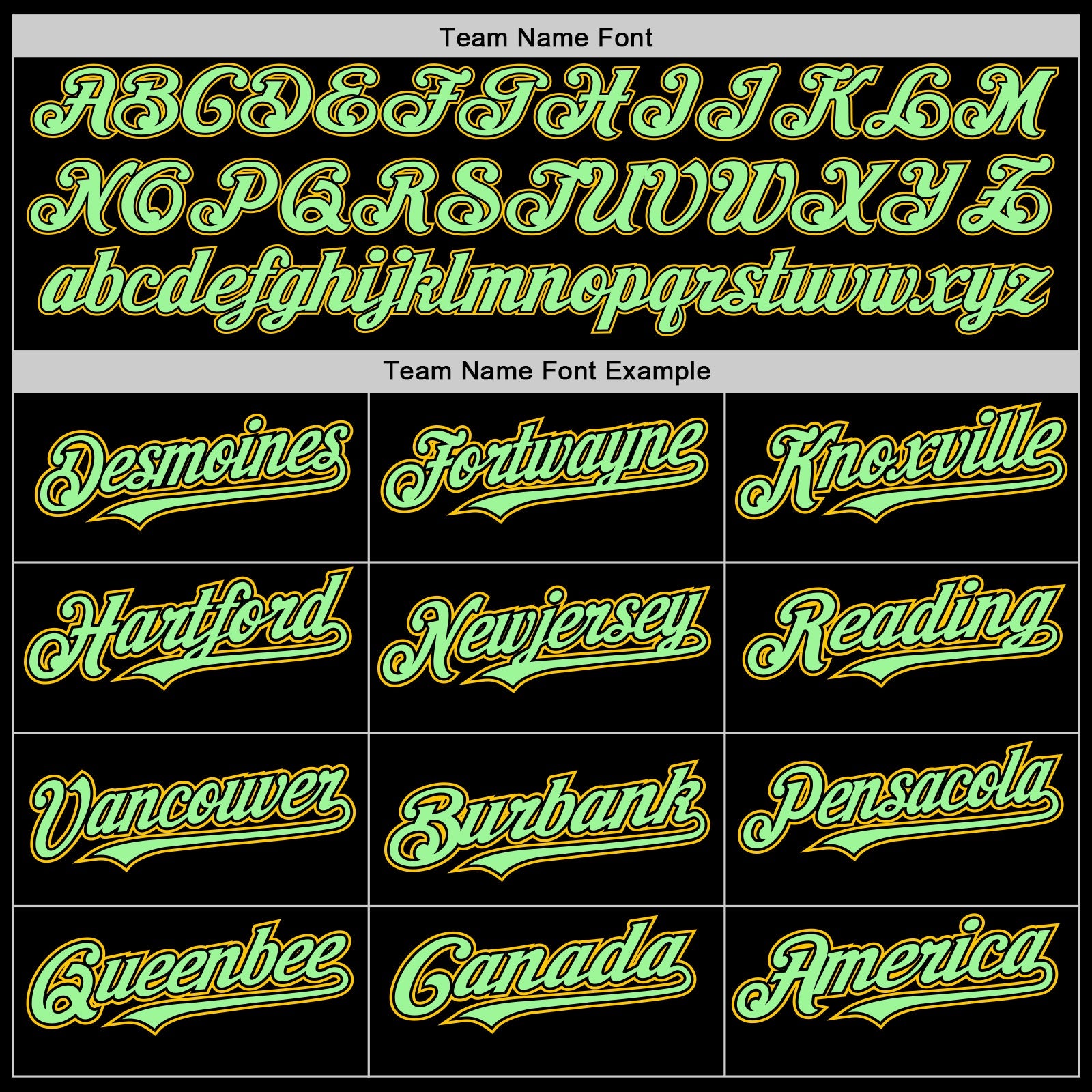 Custom Black Pea Green-Yellow Authentic Baseball Jersey