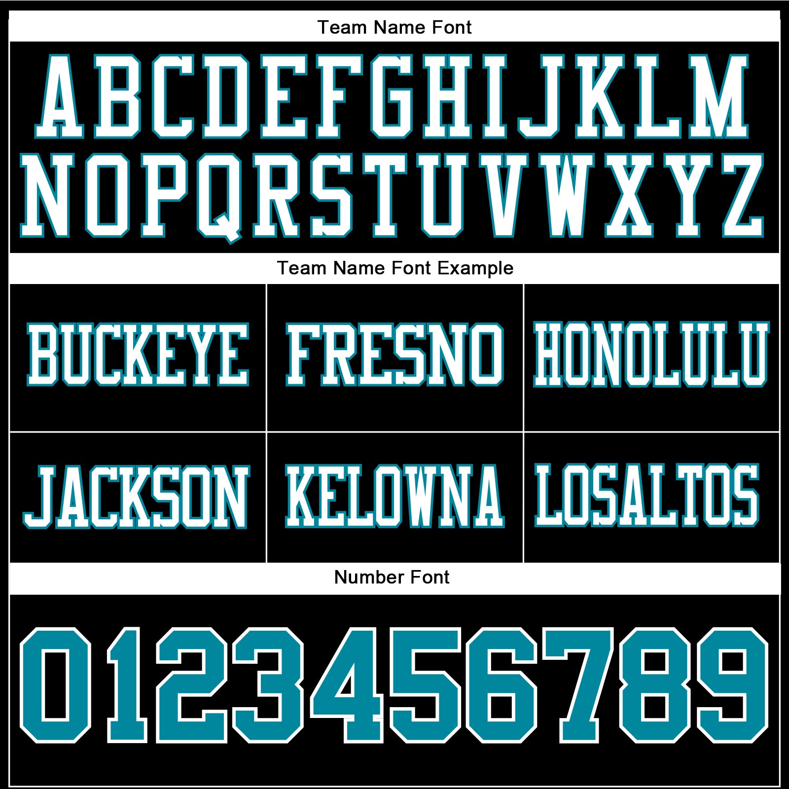 Custom Black Teal-White Authentic Football Jersey
