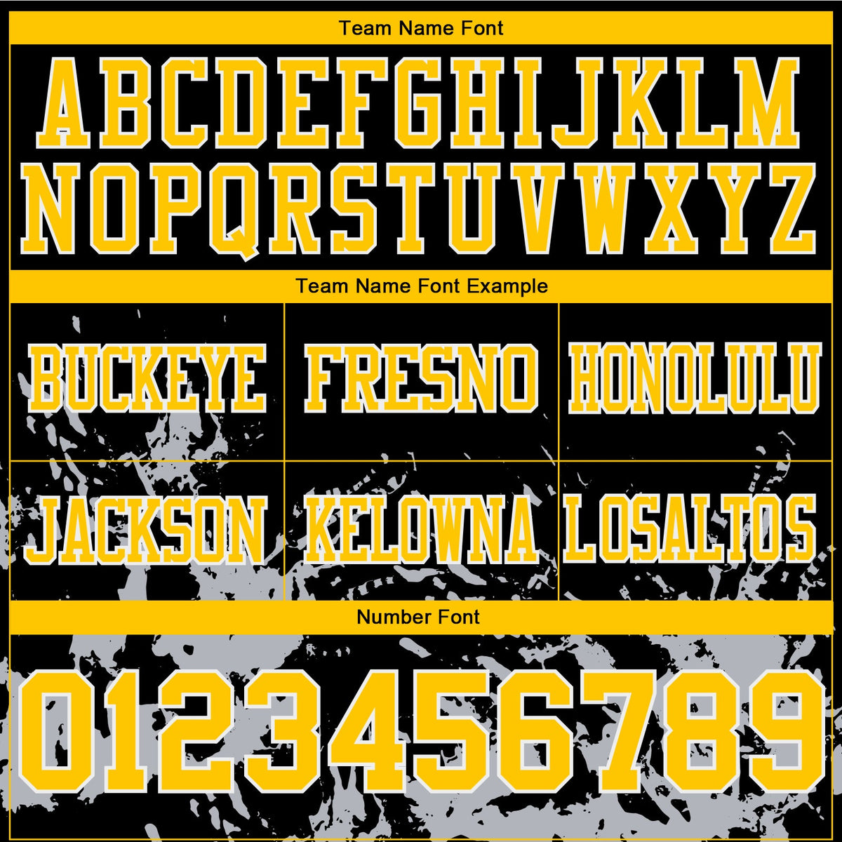 Custom Black Yellow Steel Gray-White 3D Pattern Splash Authentic Football Jersey