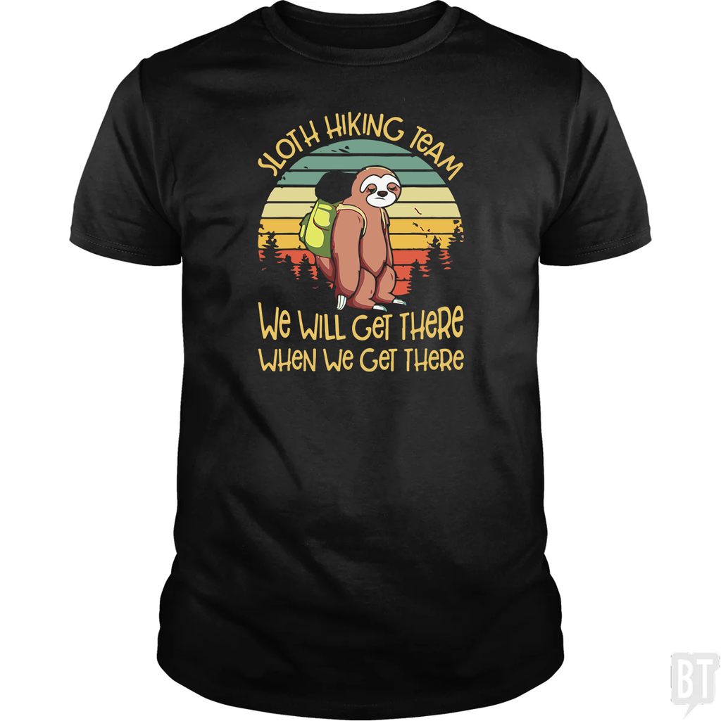 Funny Sloth Hiking Team #2