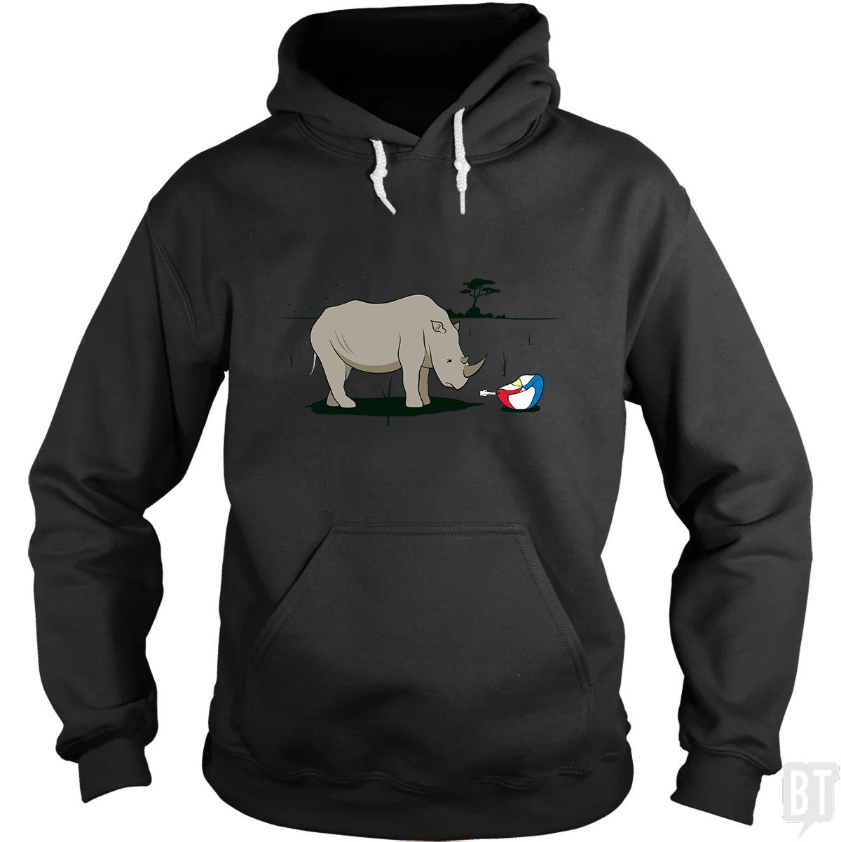 Sad Rhino Hoodie