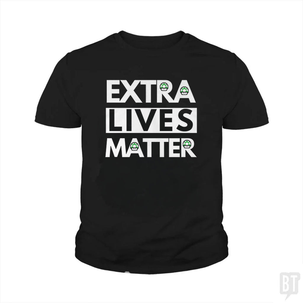 Extra Lives Matter Kids Shirt