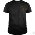 Bitcoin Logo Outline Left Chest