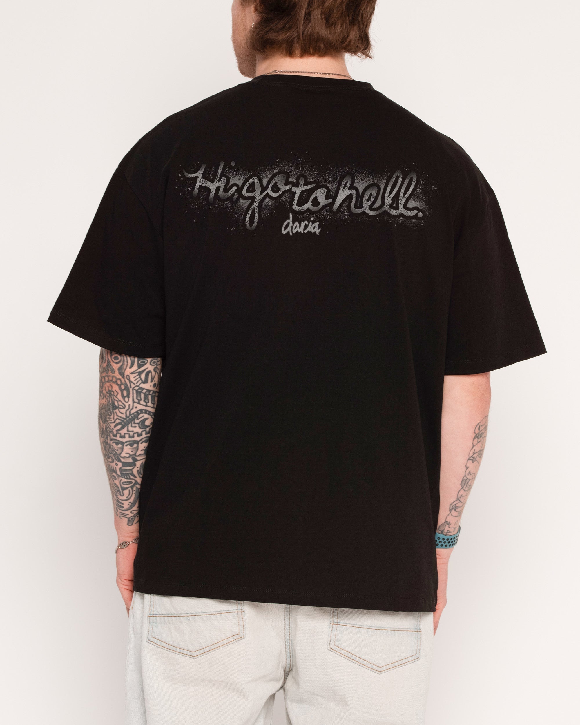 Go To Hell Oversized Tee
