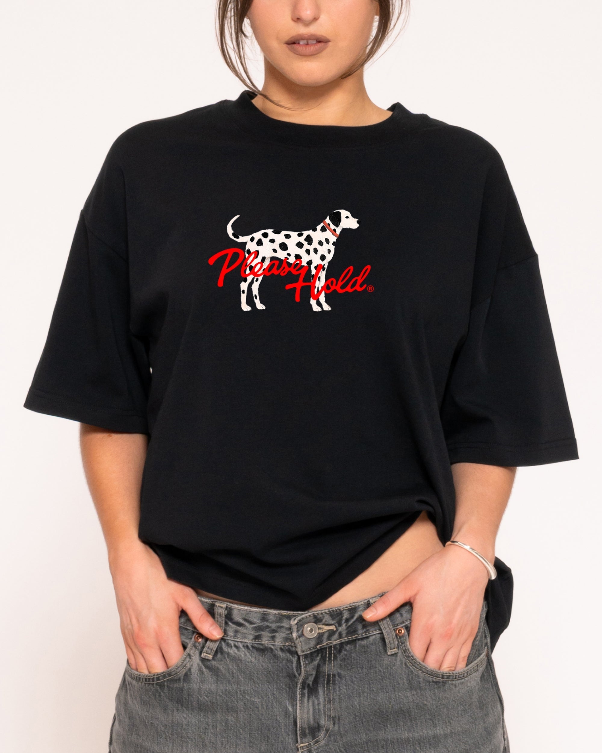 Dalmatian Boxy Crop Tee