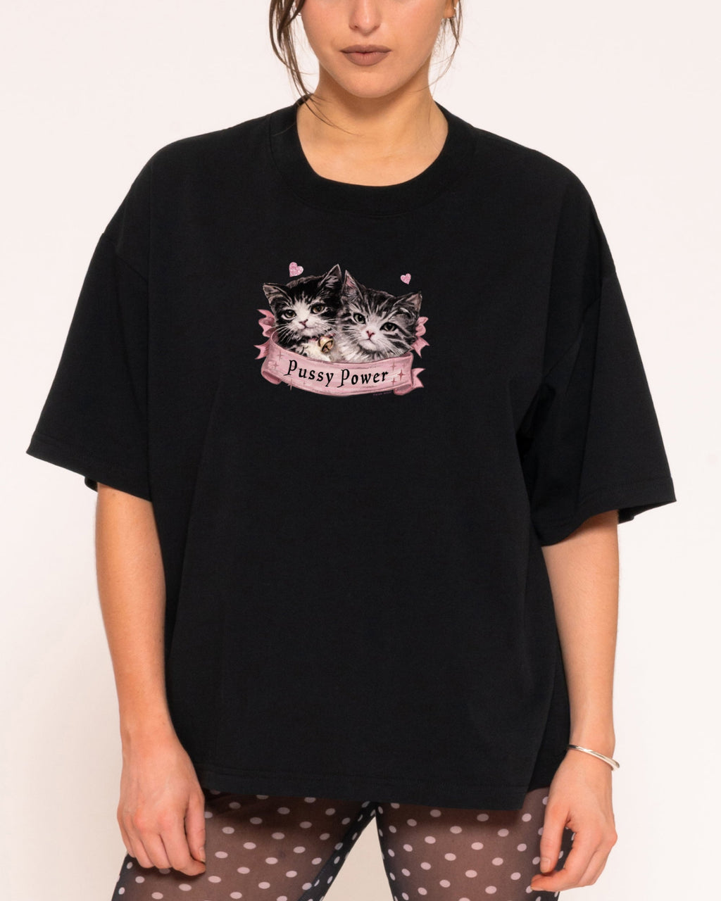Pussy Power Boxy Crop Tee