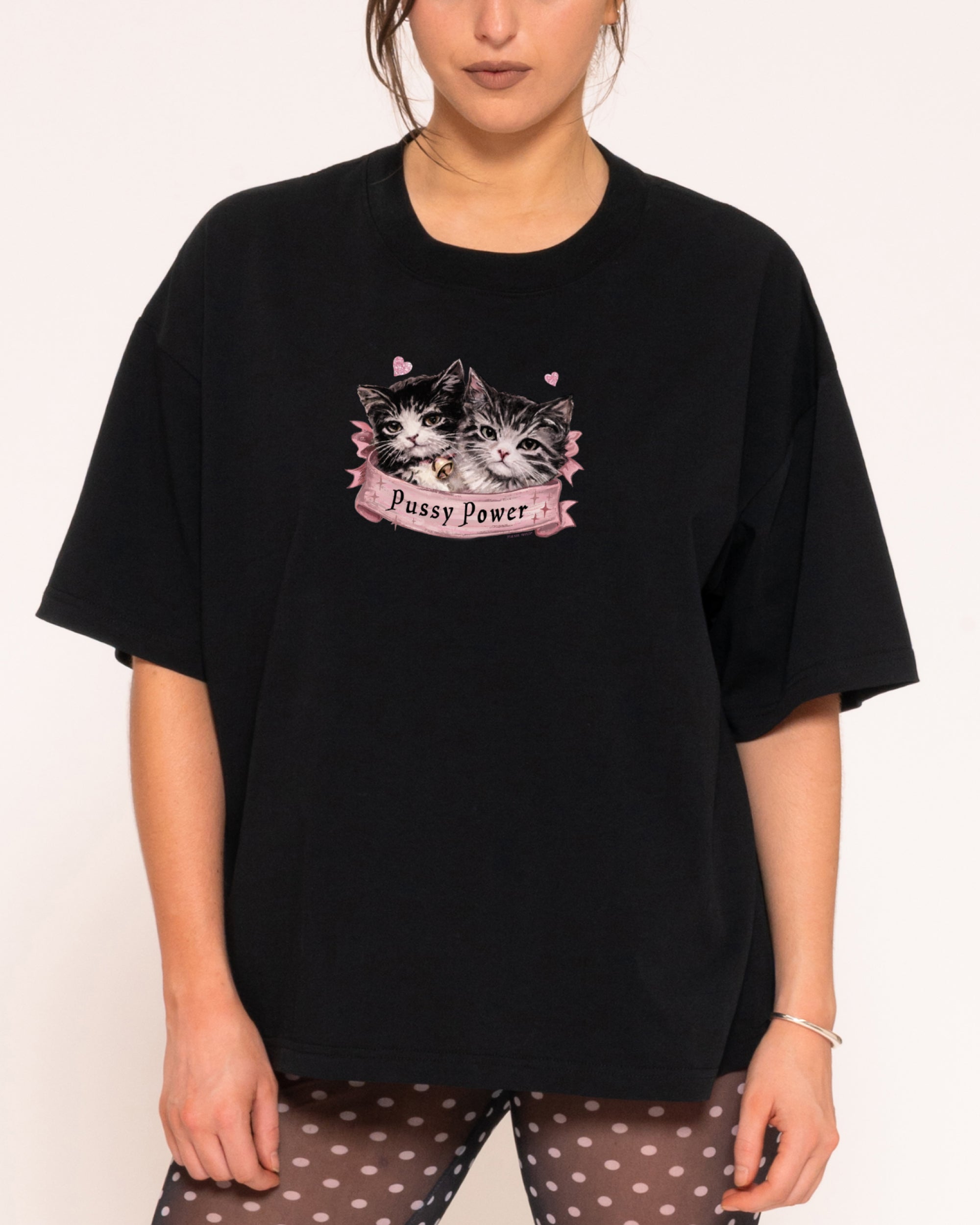 Pussy Power Boxy Crop Tee