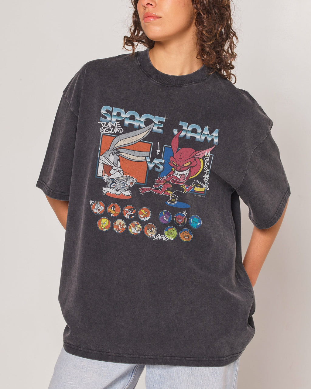 Tune Squad v Monsters Oversized Tee