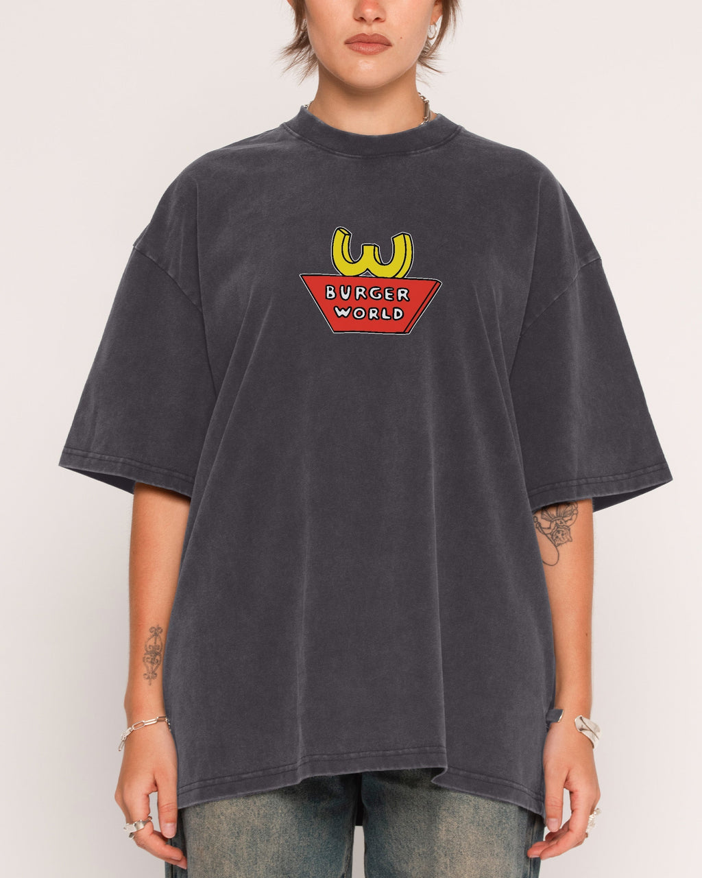 Burger World Oversized Tee