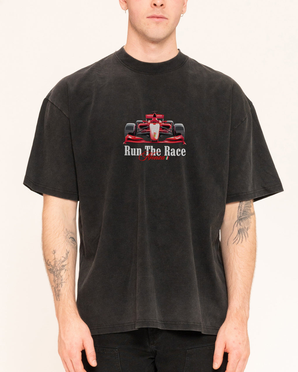 Run the Race Oversized Tee