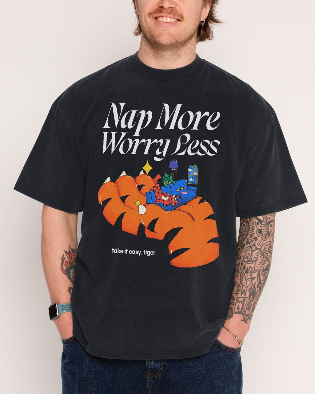 Nap More Oversized Tee