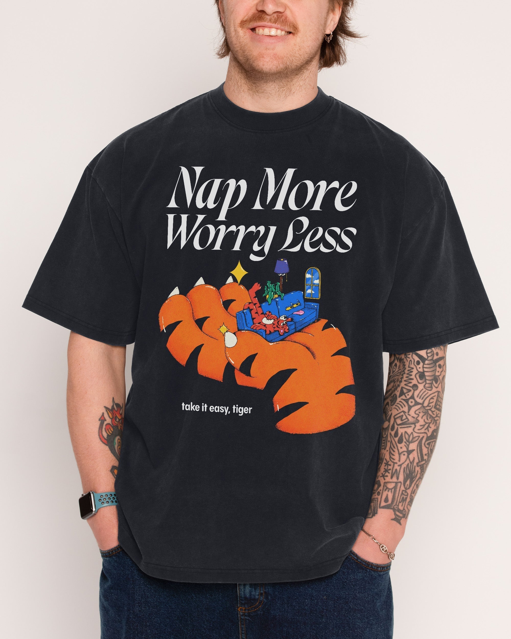 Nap More Oversized Tee