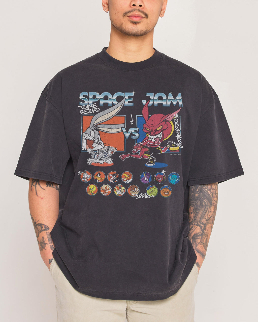 Tune Squad v Monsters Oversized Tee