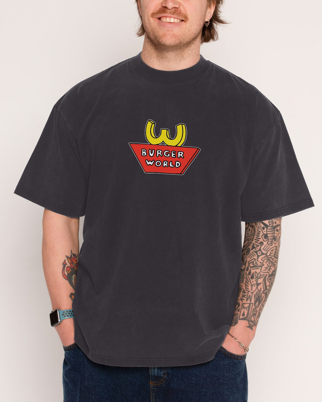 Burger World Oversized Tee