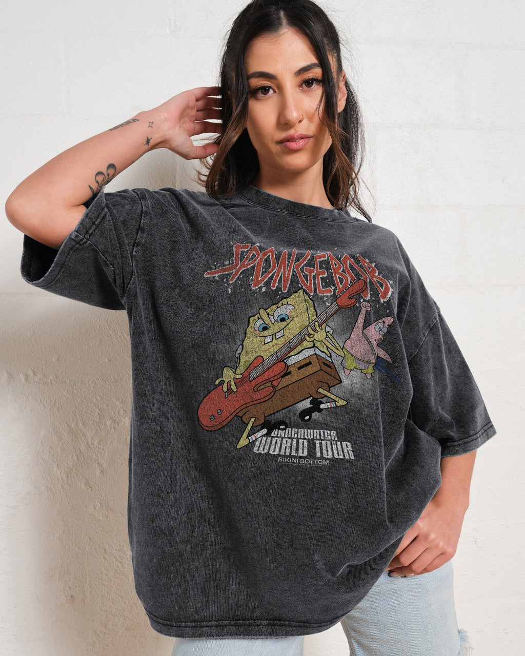 Spongebob’s World Tour Oversized Tee