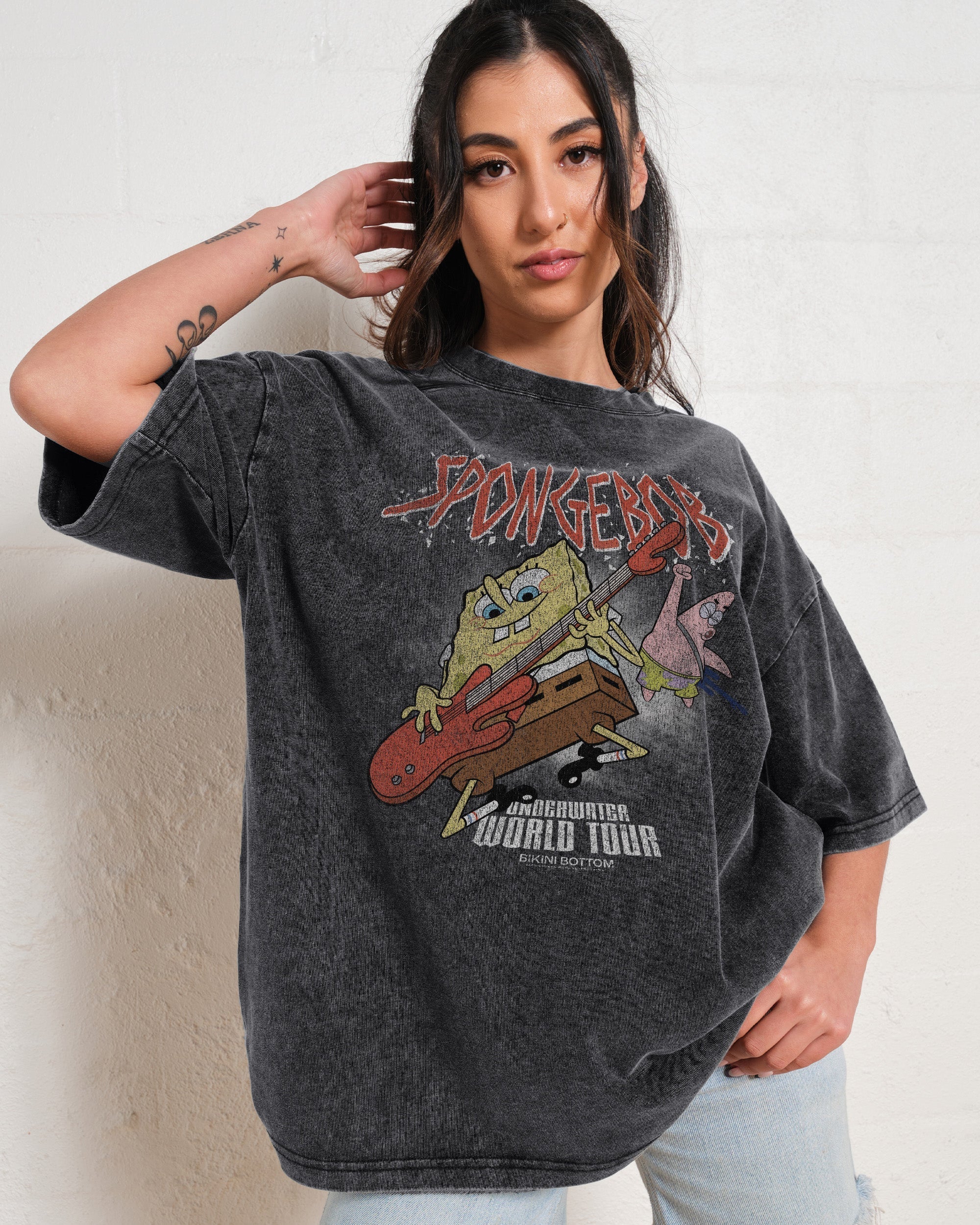 Spongebob’s World Tour Oversized Tee