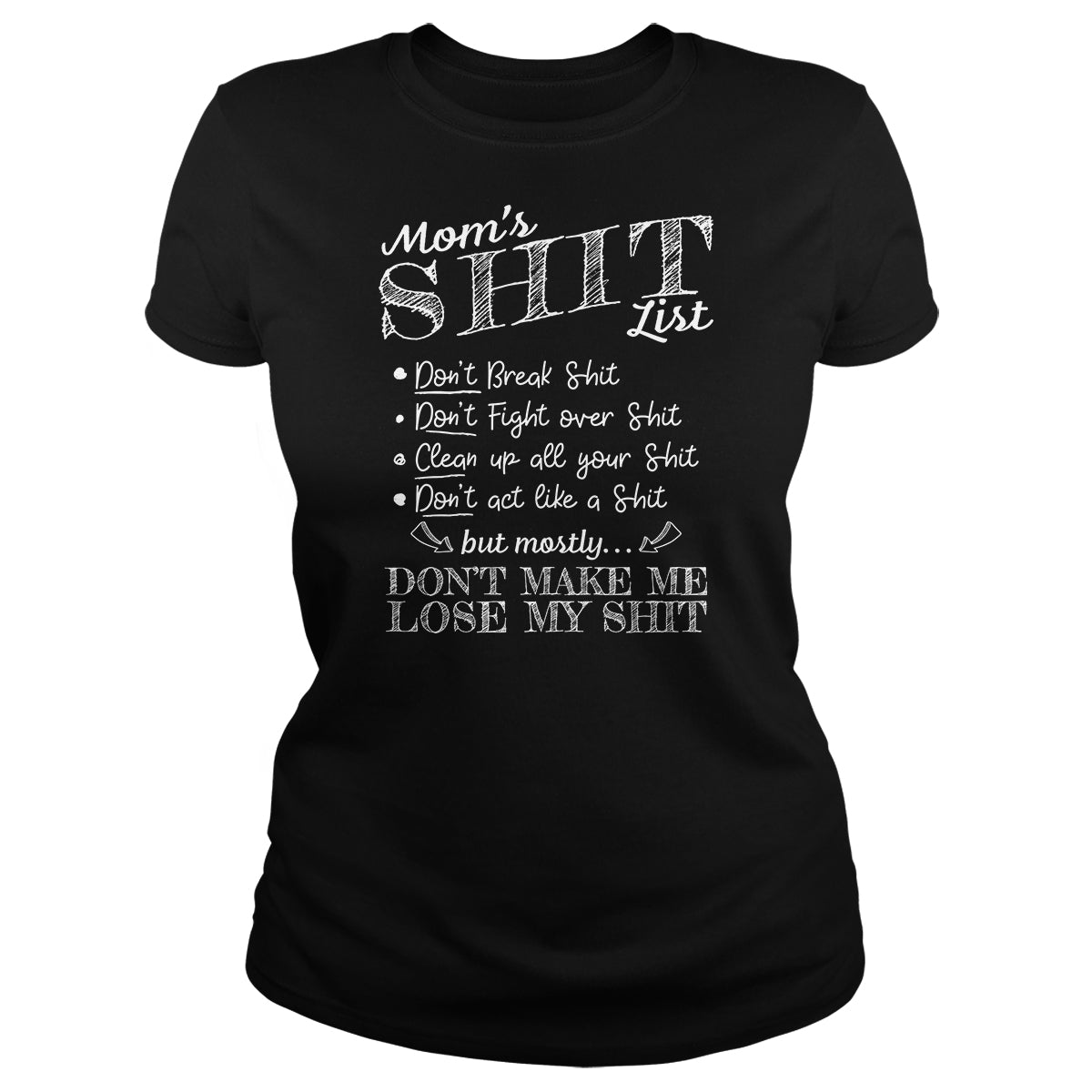 Mom's Shit List