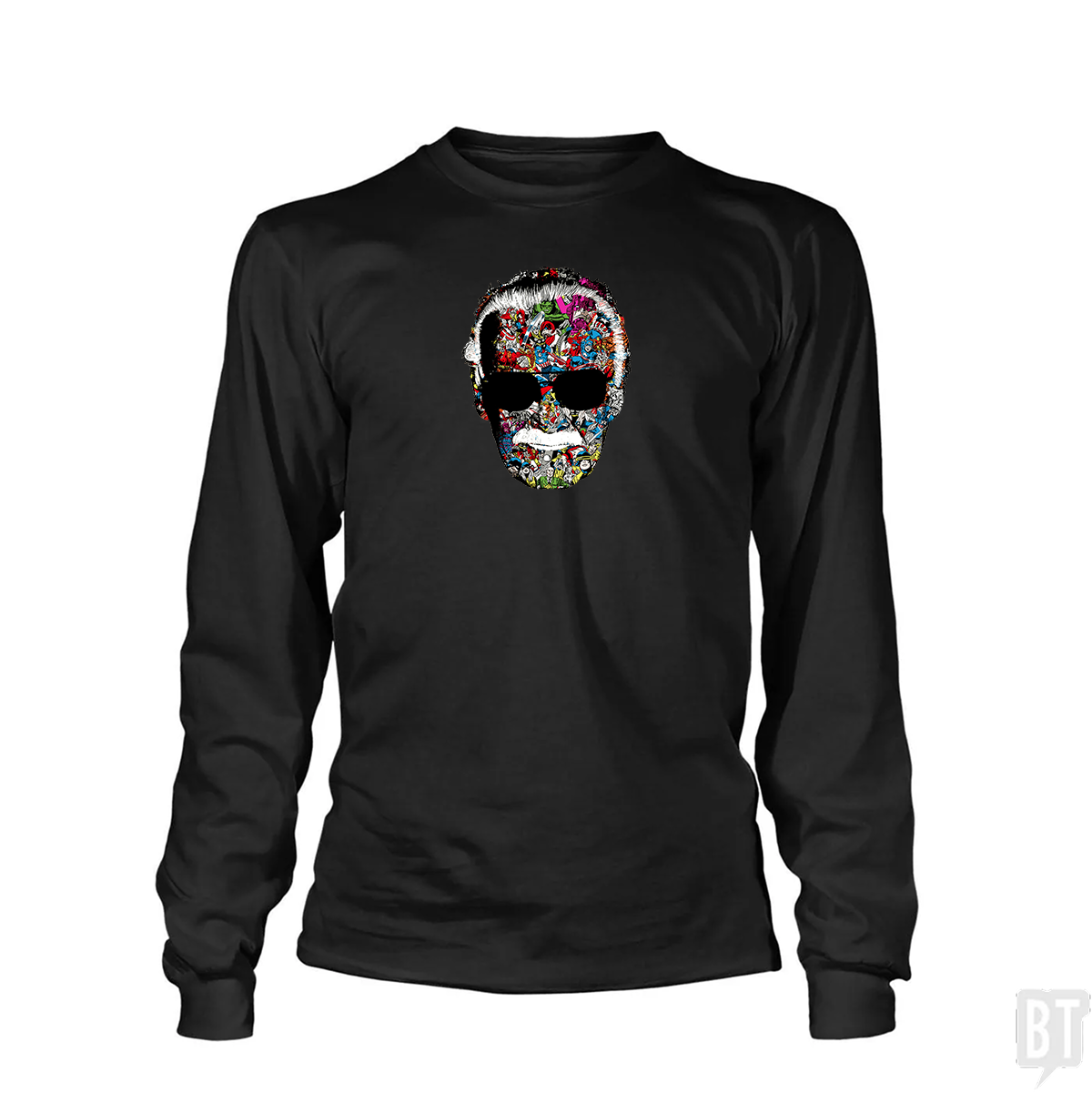 Stan Lee Man of Many Faces Long Sleeve