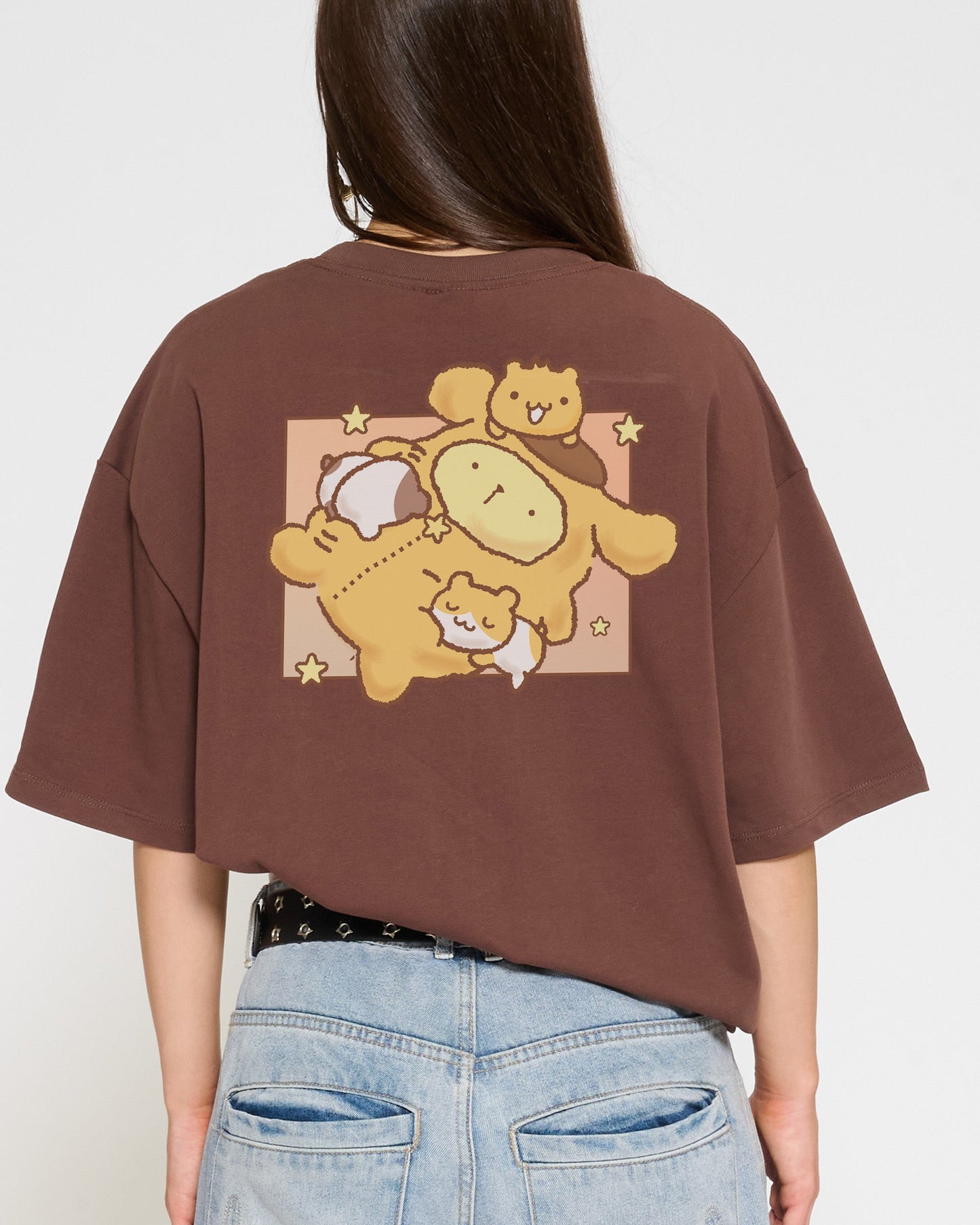 Pompompurin Nap Oversized Tee