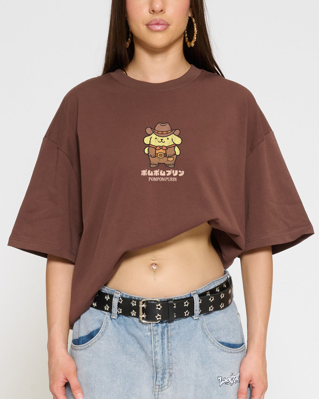 Pompompurin Yeehaw Oversized Tee