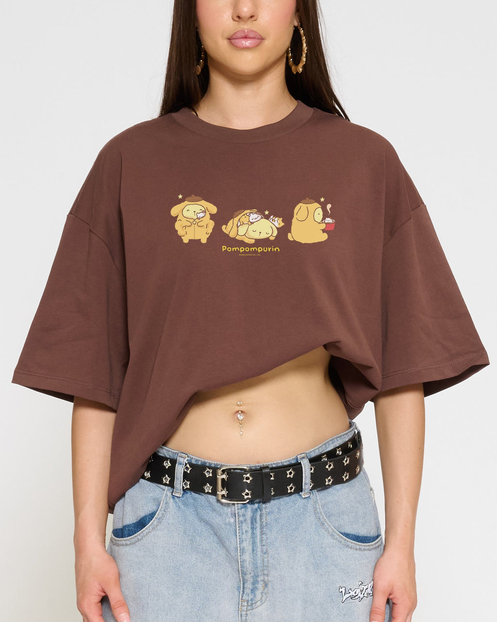Pompompurin Nap Oversized Tee