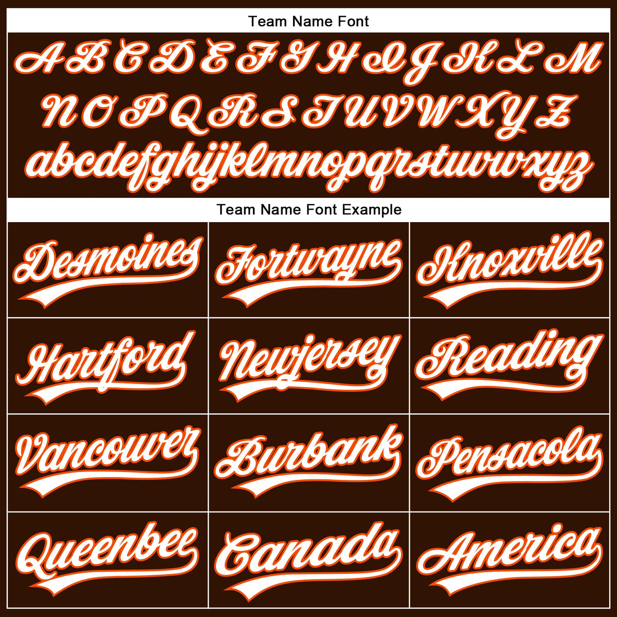 Custom Brown White Pinstripe Orange Authentic Baseball Jersey