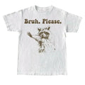 Bruh Please Retro Funny Raccoon Lovers Trash Panda Shirt Vintage 90s Gag Shirt Cute Weird Relaxed Shirt Y2k Menswear Top Streetwear T-Shirts