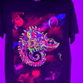 Camaleon Black Cotton Slim Fitting T-Shirts