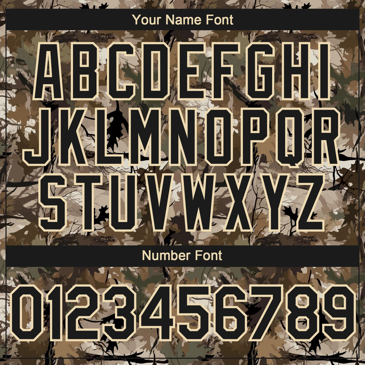 Custom Camo Black-Cream 3D Woodland Camo Authentic Salute To Service Baseball Jersey