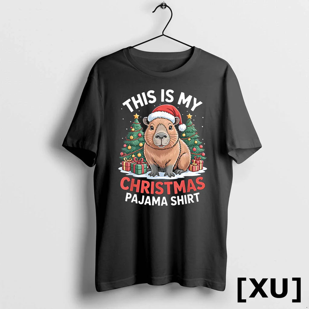 Capybara This Is My Christmas Pajama Tshirts Sweater
