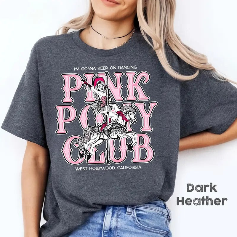 Chappell Roan Shirt Pink Pony Club Shirt Midwest Princess 2024 Tour T-Shirts