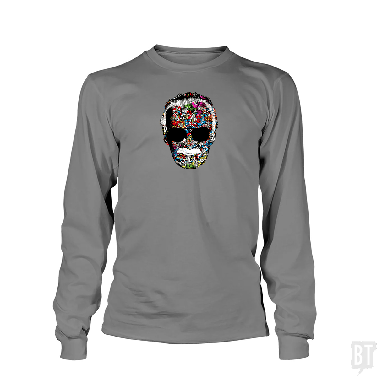 Stan Lee Man of Many Faces Long Sleeve