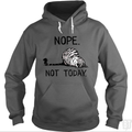 Nope Not Today Cat Hoodie