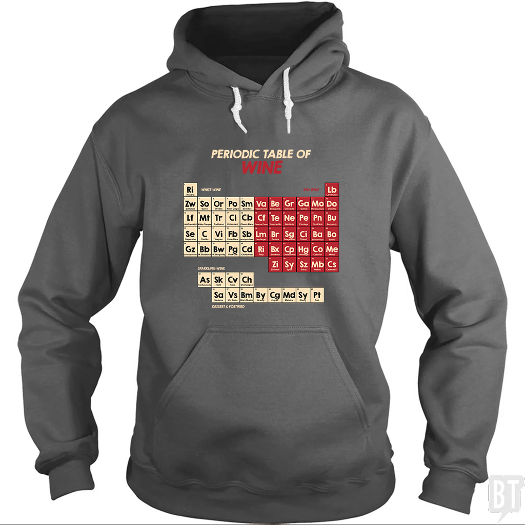 Periodic Table Of Wine Hoodie