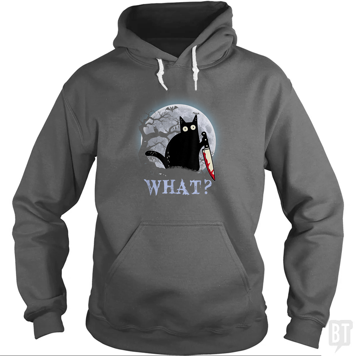 Halloween Murder Cat Hoodie