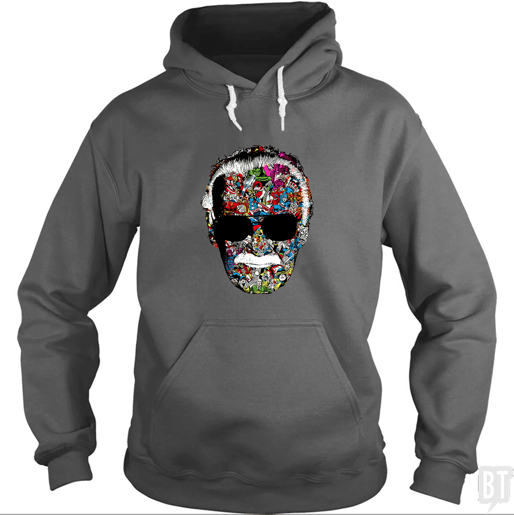 Stan Lee Man of Many Faces Hoodie