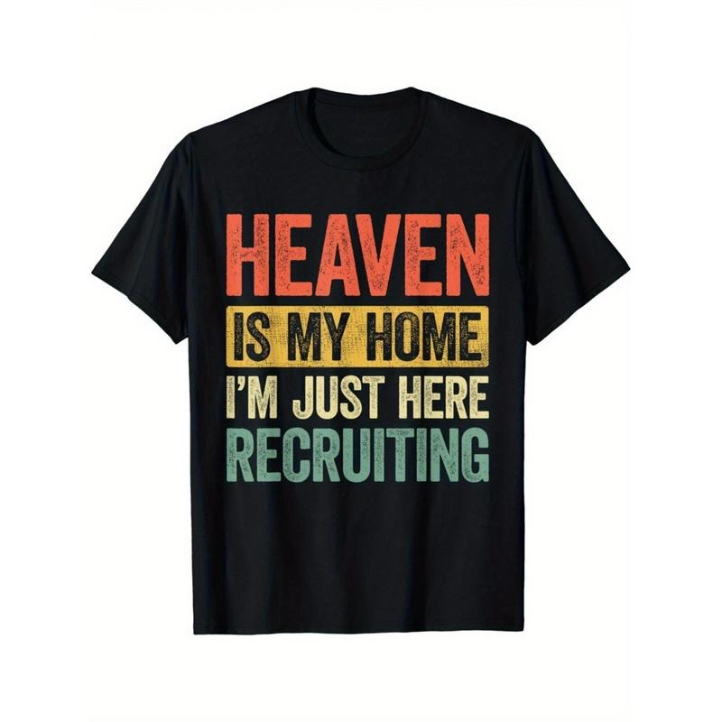 [Christian Jesus ] Christian Jesus Creative Heaven Is My Home Made USA T-Shirts