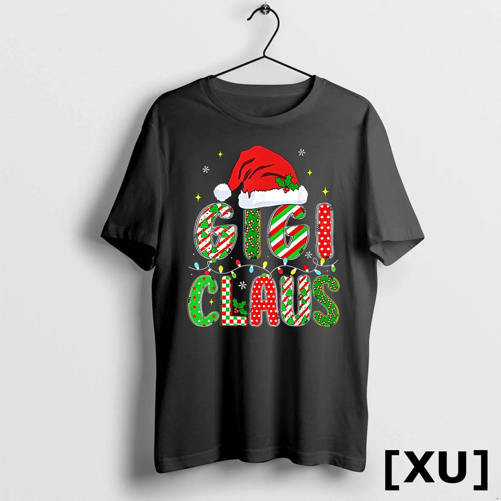 Christmas Gigi Claus Mom Women Family Matching Pajama Tshirts Sweater