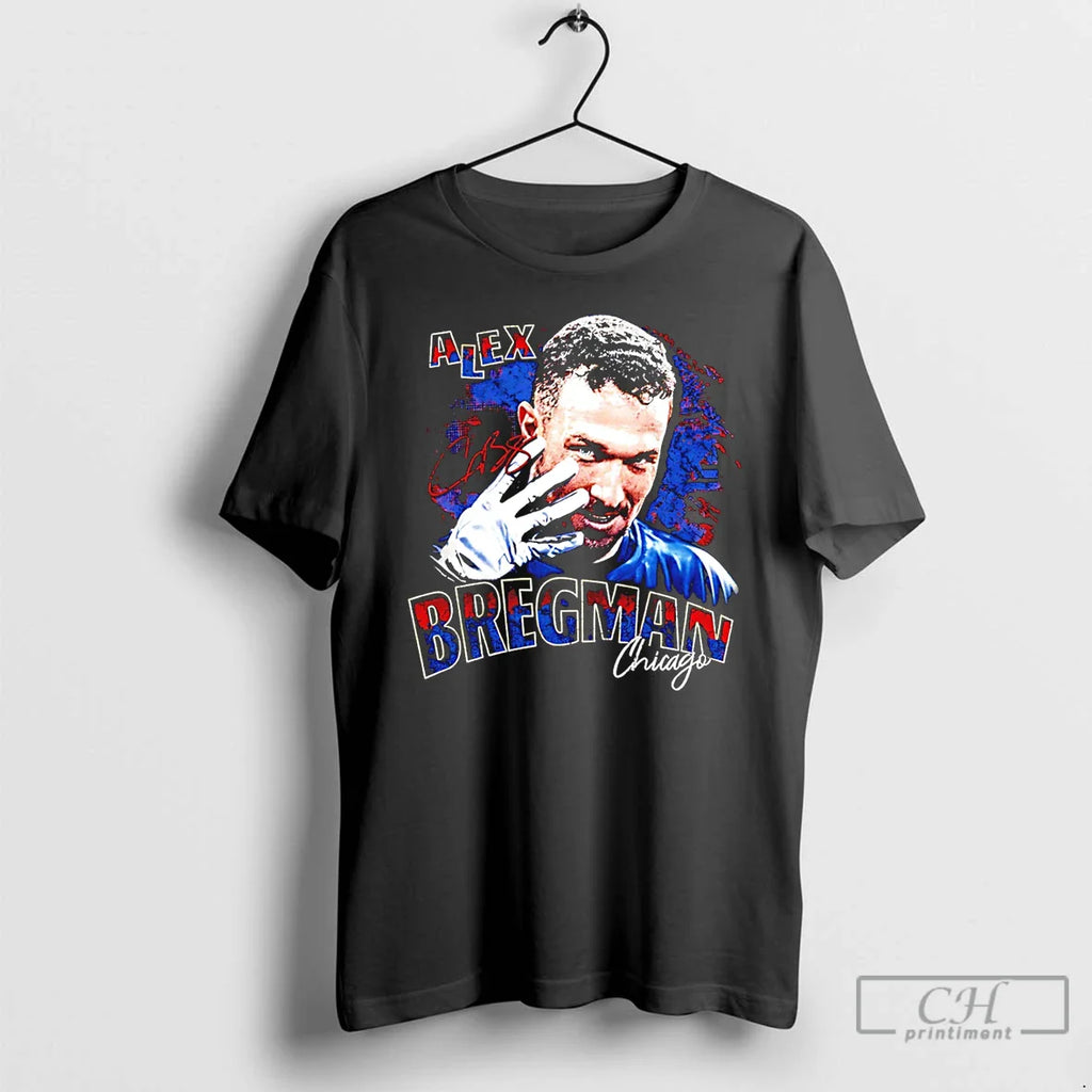Classic Alex Bregman Chicago Cubs Pose Signature