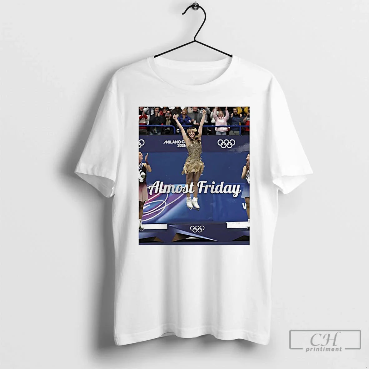 Classic Alysa Liu Celebrating Gold Medal At The 2026 Winter Olympics Almost Friday T Shirts
