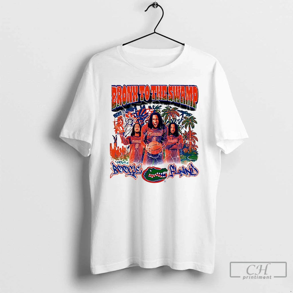 Classic Boogie Fland Florida Gators Bronx To The Swamp Graphic