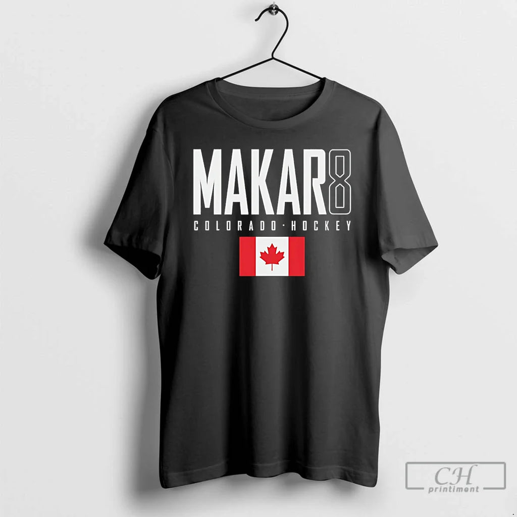 Classic Cale Makar Colorado Canada Elite Number And Name