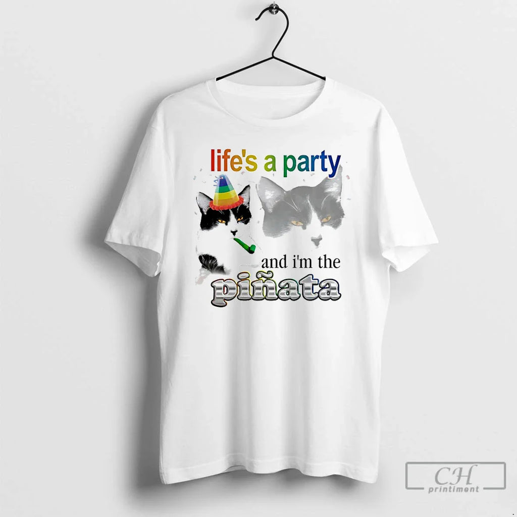 Classic Cat Lifes A Party And Im The Pinata