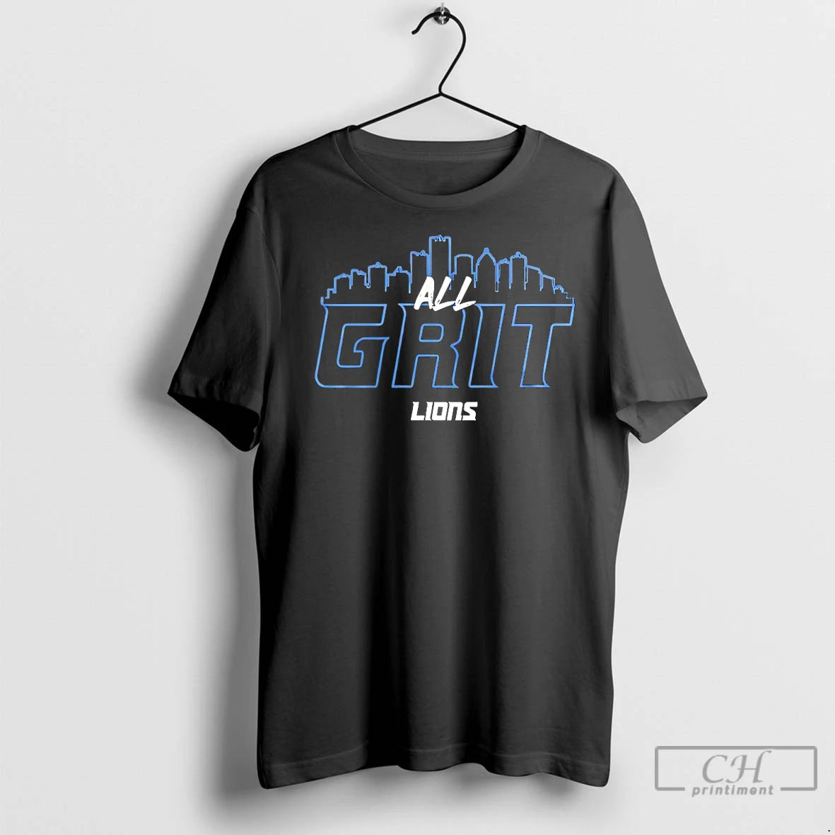 Classic Coach Dan Campbell Wearing All Grit Lion