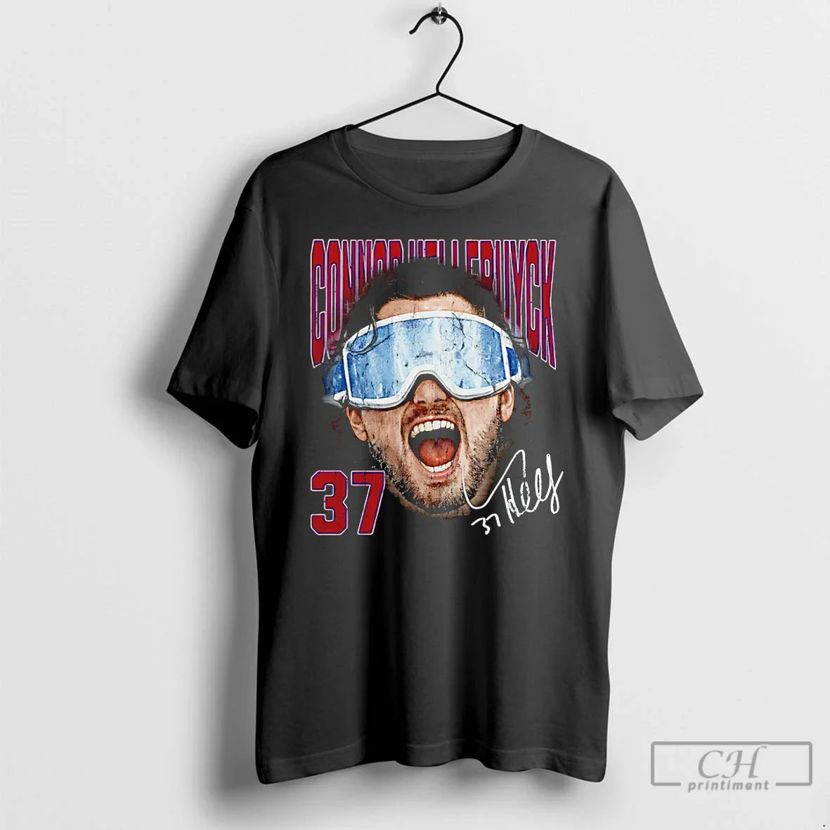 Classic Connor Hellebuyck Winnipeg Jets Goggles Big Head