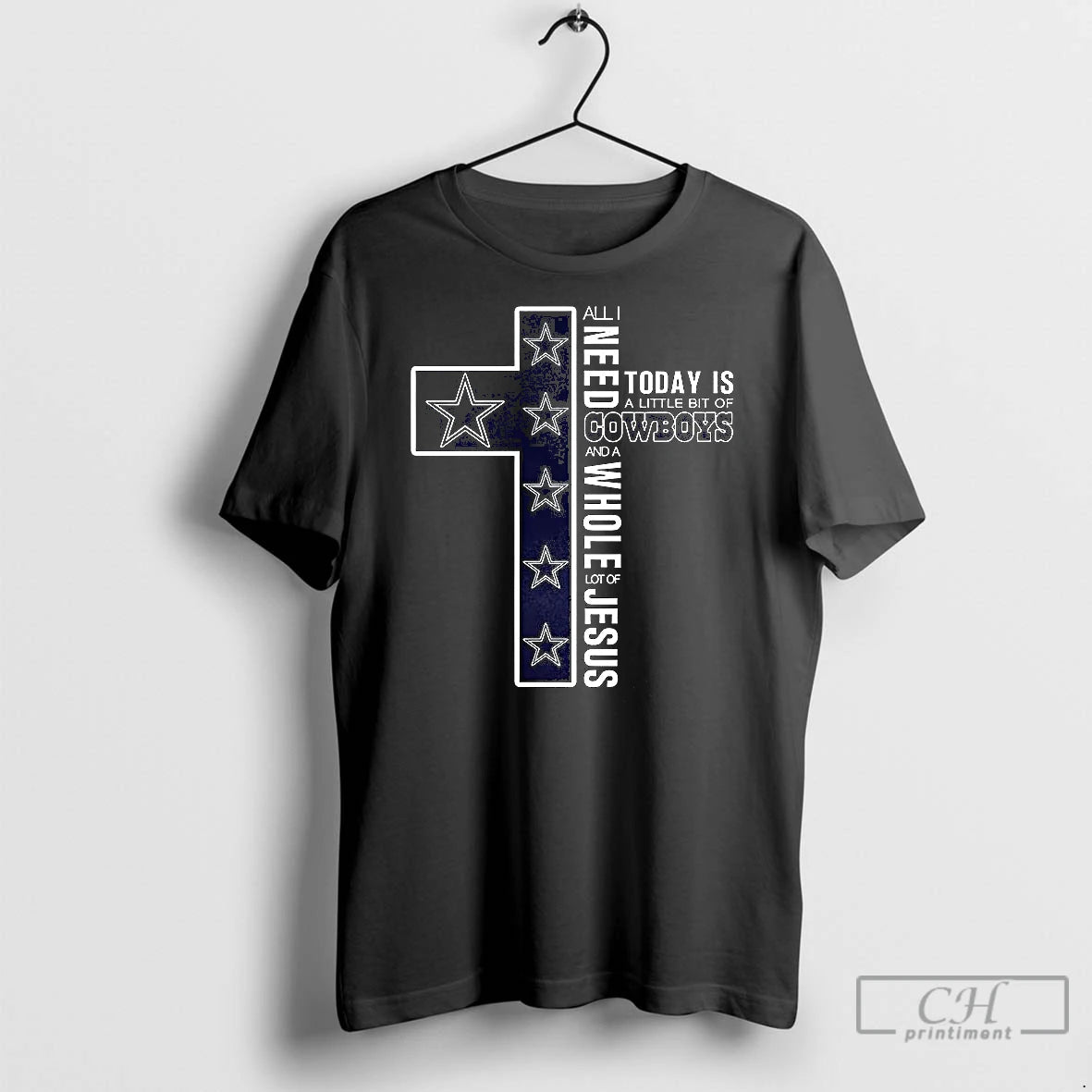 Classic Dallas Cowboys Football I Need A Lot Of Jesus Cross Christian