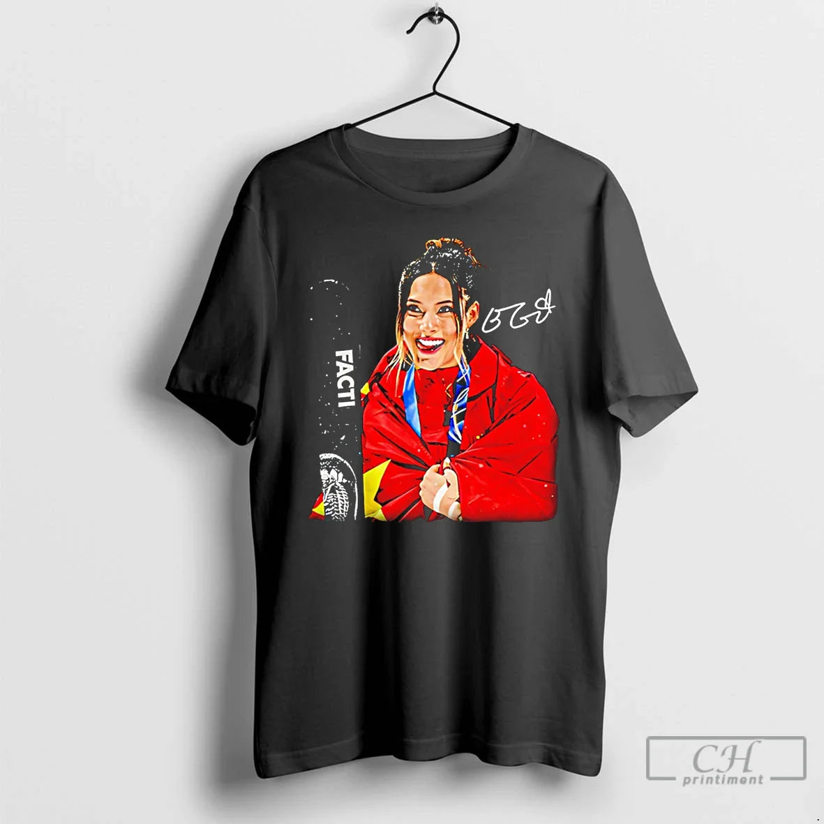 Classic Eileen Gu Gold Olympic Champions Graphic