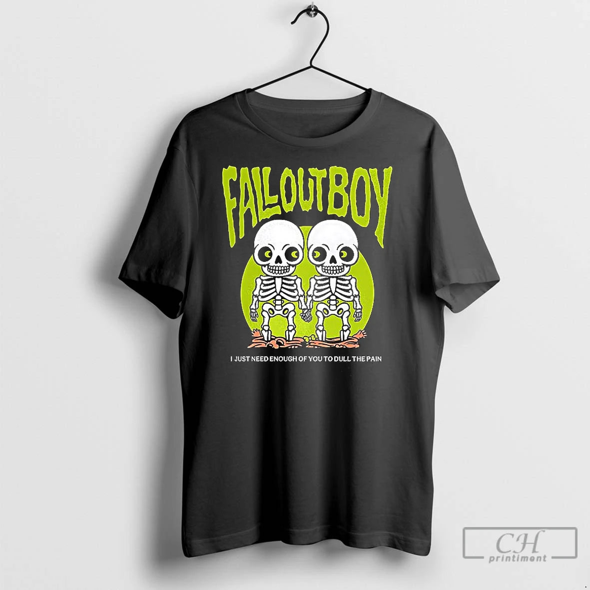 Classic Fall Out Boy Twin Skeleton