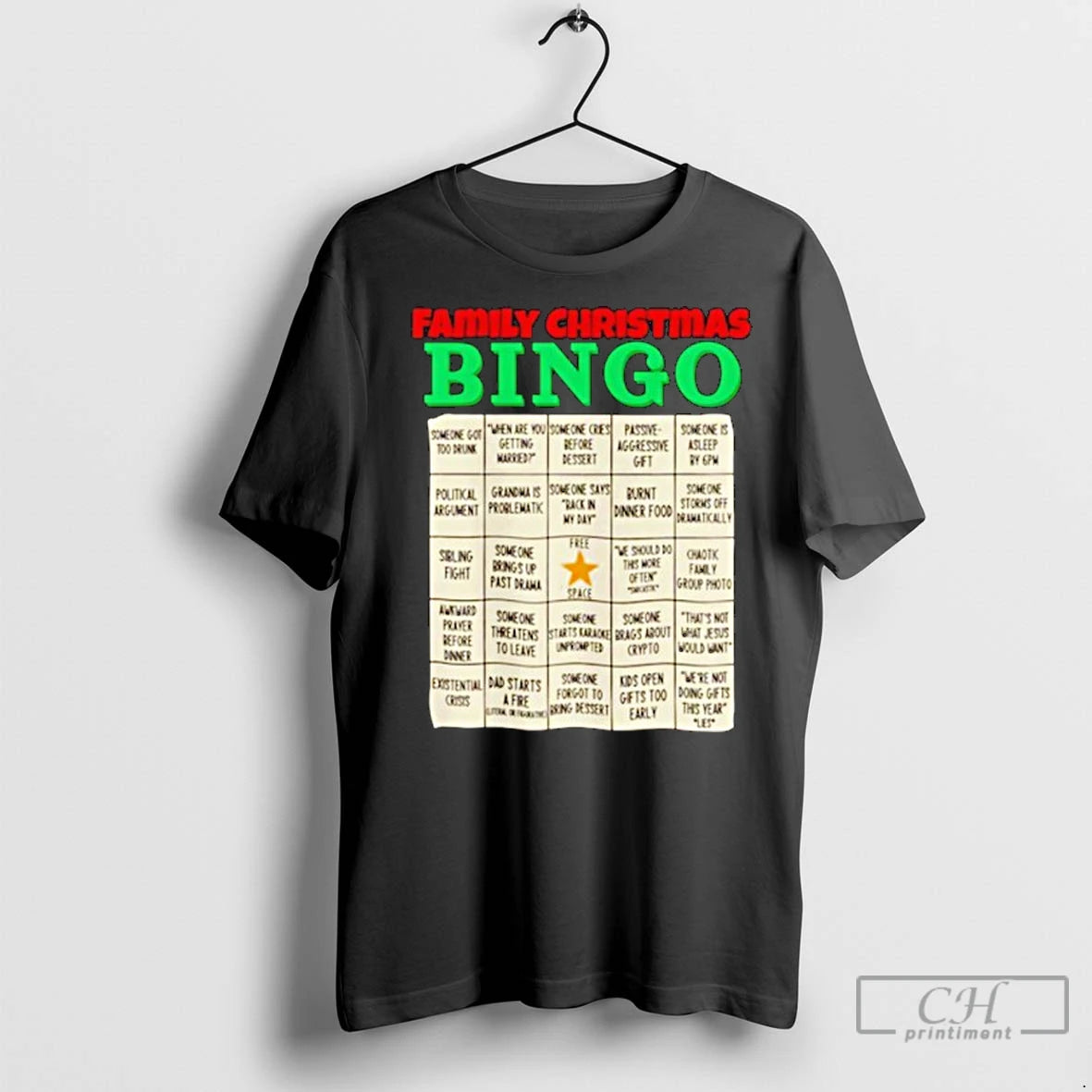 Classic Family Christmas Bingo