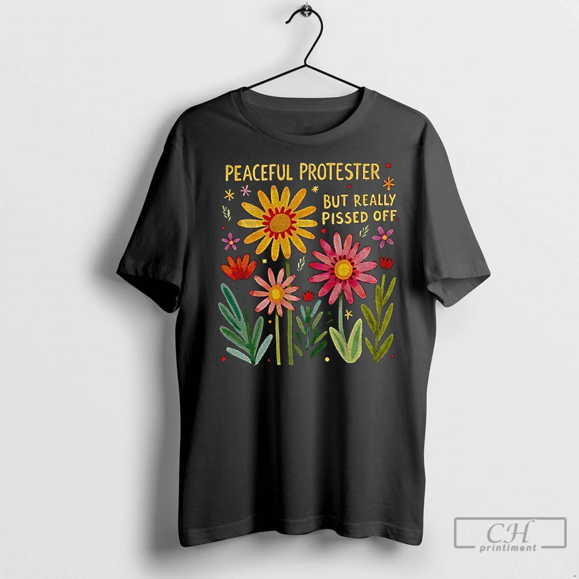 Classic Feminist Protest But Really Pissed Off Floral
